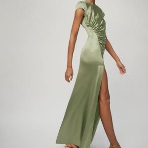 Reformation Green Maxi Dress
